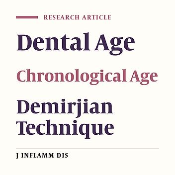 Correlation between dental and chronological age in 6-15 years old orthodontic patients in Qazvin