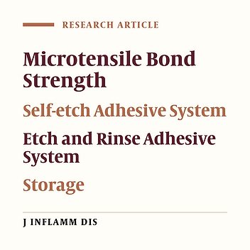 Effect of six-month water storage on microtensile bond strength of etch and rinse and self-etch adhesive systems to dentin