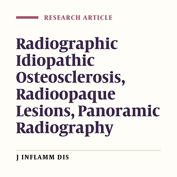 Radiological frequency of idiopathic osteosclerosis in patients referred to Qazvin Dental School (2009)