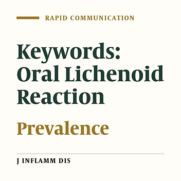 Prevalence of oral lichenoid reactions in a sample of Qazvin population (2004)