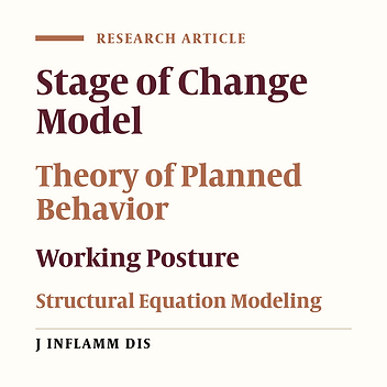 Assessing the readiness of assembly line workers to adopt the upright posture