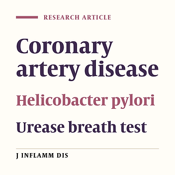 Coexistence of gastric Helicobacter pylori infection and coronary artery diseases in Qazvin (Iran)