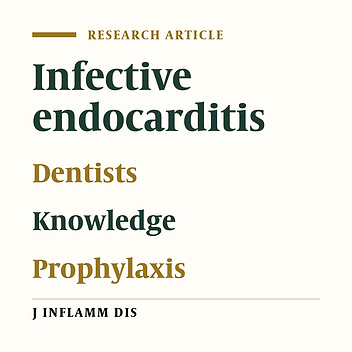 Assessing the knowledge and practice of general dentists of Qazvin on prophylaxis against infective endocarditis prior to dental procedures (2010-2011)