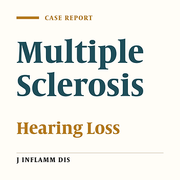 Sudden hearing loss as initial presentation of multiple sclerosis