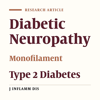 Assessing the accuracy of lily and Semmes-Weinstein monofilaments in diabetic neuropathy