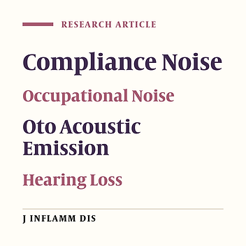 Effect of different exposure times to compliance noise on rabbits’ hearing protection by distortion product oto acoustic emissions