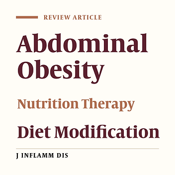Dietary determinants of abdominal obesity: A review of epidemiological evidence