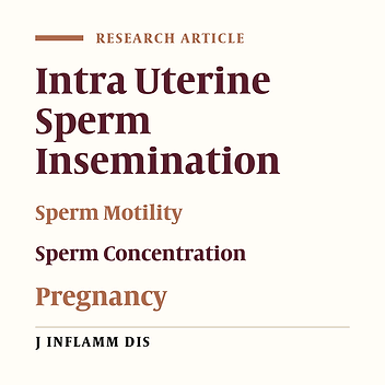 Relationship between sperm count, sperm motility, women's age and Intra Uterine Sperm Insemination success