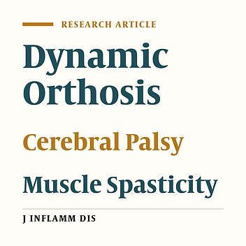 Effect of neoprene dynamic orthoses on motor function in children with spastic diplegic cerebral palsy