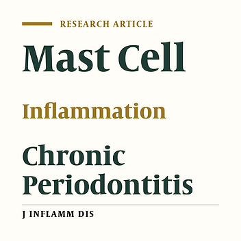 Association between mast cell count and chronic periodontitis