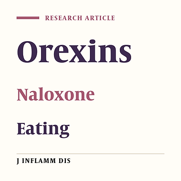 Effects of endogenous opioidergic system interaction with orexin on eating in rats