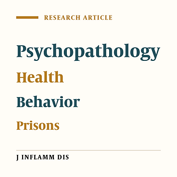 Cover image of the article: Effects of cognitive behavioral therapy on psychopathological signs and high risk behaviors in prisoners