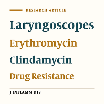 Erythromycin resistant phenotypes in streptococcus isolates from laryngoscopes in Shahid Rajaei hospital, Qazvin (2013)