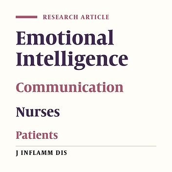 Association of Emotional Intelligence and communication skills with patients in nurses