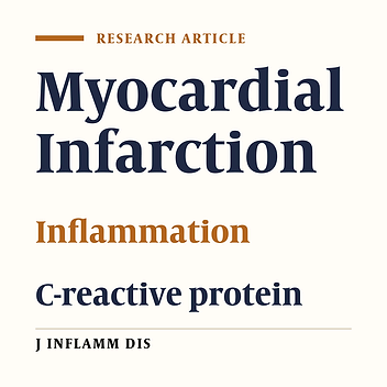 Association of quantitative C-reactive protein with acute myocardial infarction