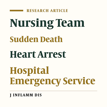 Effect of setting up rapid response nursing team on cardiopulmonary arrest and unexpected death in patients admitted to emergency department