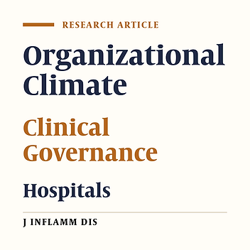Association of organizational climate and hospital performance in establishment of clinical governance in Tehran University of Medical Sciences (2012)