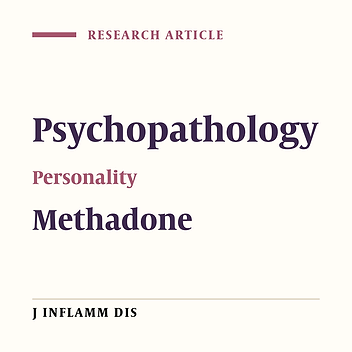 Association of opioid withdrawal symptoms with personality characteristics and psychopathology syndrome in methadone maintenance therapy