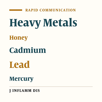 Honey contamination with heavy metals in Iran