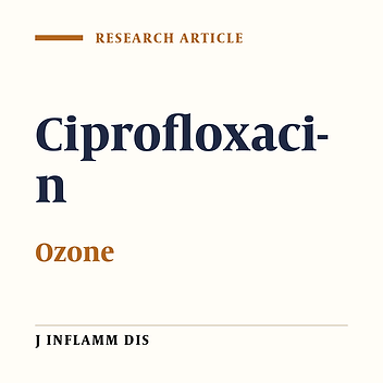 Efficiency of ciprofloxacin removal by ozonation process with calcium peroxide from aqueous solutions