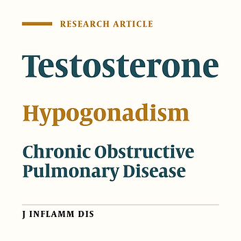 Association of hypogonadism with the severity of chronic obstructive pulmonary disease
