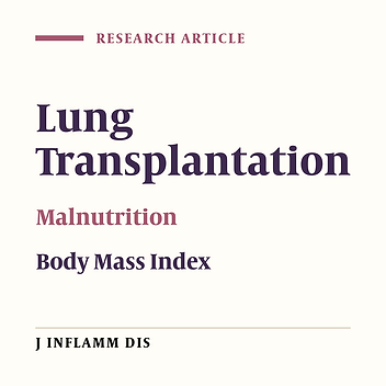 Cut-off point of body mass index for malnutrition screening in end stage lung disease