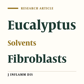 Cytotoxic effects of different solvents and essential oil of eucalyptus on human fibroblast cells