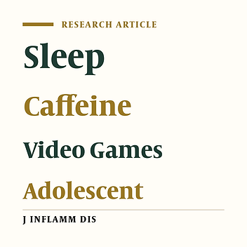Association of sleep quality with watching TV, computer games and caffeine intake in adolescents of Minoodar district, Qazvin