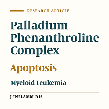 K Effect of a new synthesized palladium phenanthroline complex on human chronic myeloid leukemia cell line-K562