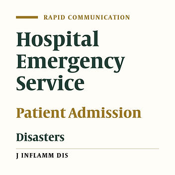 Role of increased capacity of emergency department in injury admissions during disasters