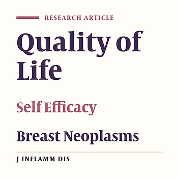 Association between self-efficacy and quality of life in women with breast cancer undergoing chemotherapy