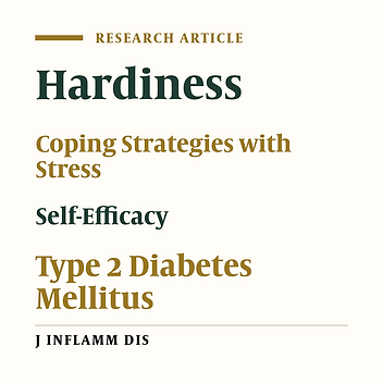 Predicting diabetes management self-efficacy base on hardiness and coping strategies in patients with type 2 diabetes mellitus