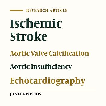 The relationship between aortic valve calcification and risk of ischemic stroke