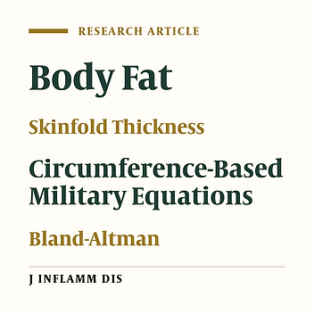 Comparison between two methods of measuring total fat in the Iranian soldiers