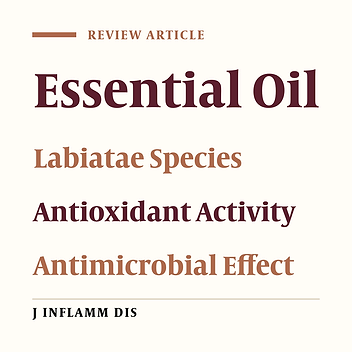 A review on using essential oil of Labiatae species in food products