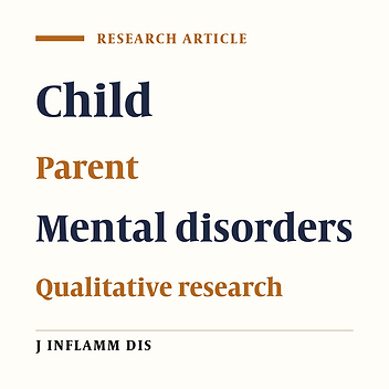 Explanation of parent gender difference on needs of children of parent with mental illness: a qualitative research