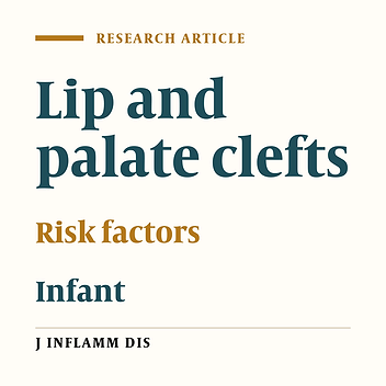 Risk factors related to cleft lip and palate in a group of infants in Tehran from 2013 to 2014