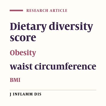 Dietary diversity score is related to obesity and abdominal obesity among Tehranian young boy students