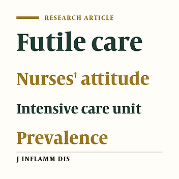 Frequency of futile care in viewpoint of ICU nurses in province of Qazvin (2014)
