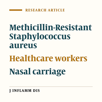 Staphylococcus aureus colonization in Qazvin University hospitals healthcare workers