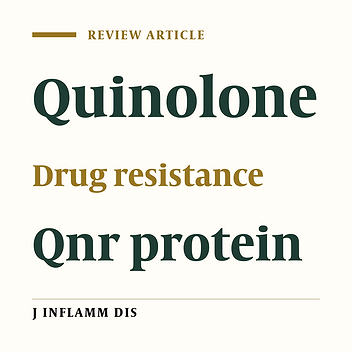 Plasmid-mediated quinolones resistance in clinically important bacteria