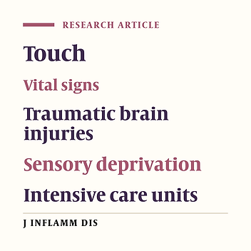 Effect of hand tactile stimulation on the vital signs of brain injury patients hospitalized in Qazvin intensive care units, Iran