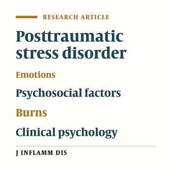 Effectiveness of psychosocial treatment on emotion regulation in people with posttraumatic stress disorder after burn injuries