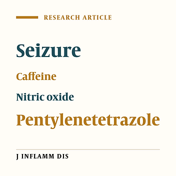 Involvement of nitric oxide in the effect of caffeine on the pentylenetetrazole-induced seizure threshold in mice