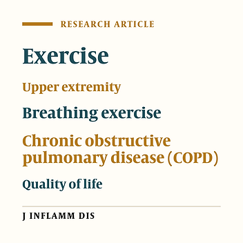 Effect of upper extremity exercise and respiratory training on the quality of life in patients with Chronic Obstructive Pulmonary Disease in Velayat Hospital, Qazvin, Iran