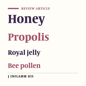 The Therapeutic Effects of Bioactive Compounds in Honeybee Products