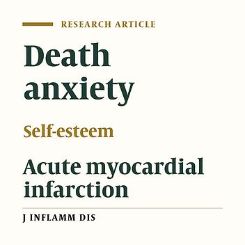 The Relationship Between Death Anxiety and Self-esteem in Patients With Acute Myocardial Infarction