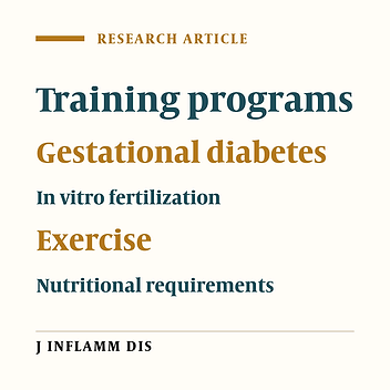 The Effect of Individual Education Program on Gestational Diabetes in IVF Pregnant Women