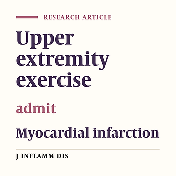 The Effect of Upper Limb Exercise on the Readmission Rate of Myocardial Infarction Patients