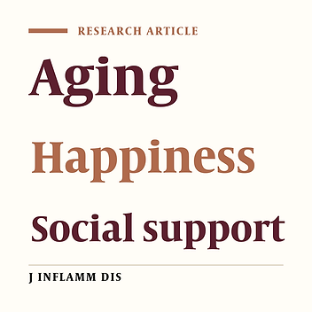 Association between Perceived Social Support and Happiness among Community-dwelling Elderly Adult